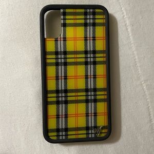 Wildflower Yellow Plaid iPhone X/XS Case